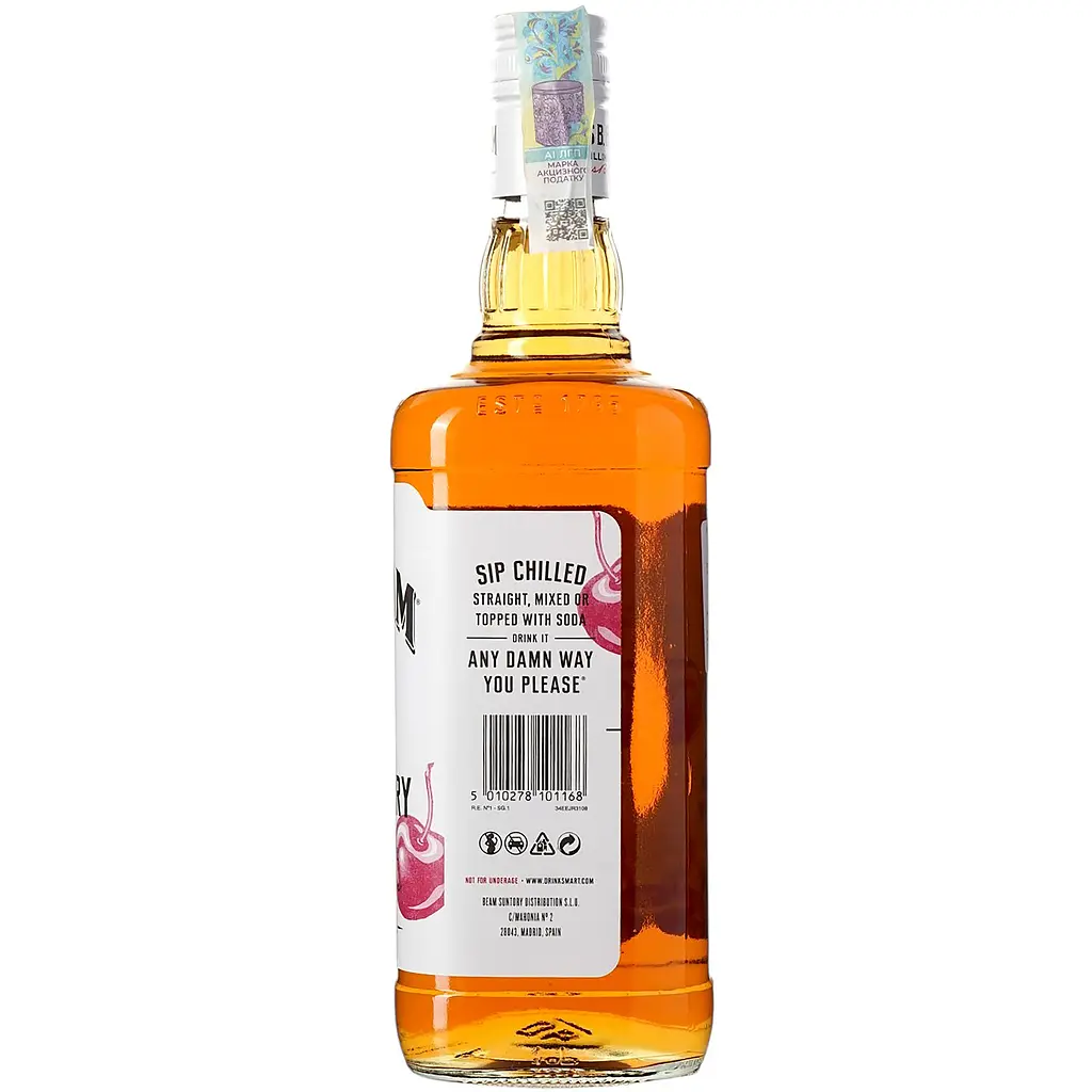 Лікер Jim Beam Red Stag Black Cherry 32.5% 1 л - фото 2