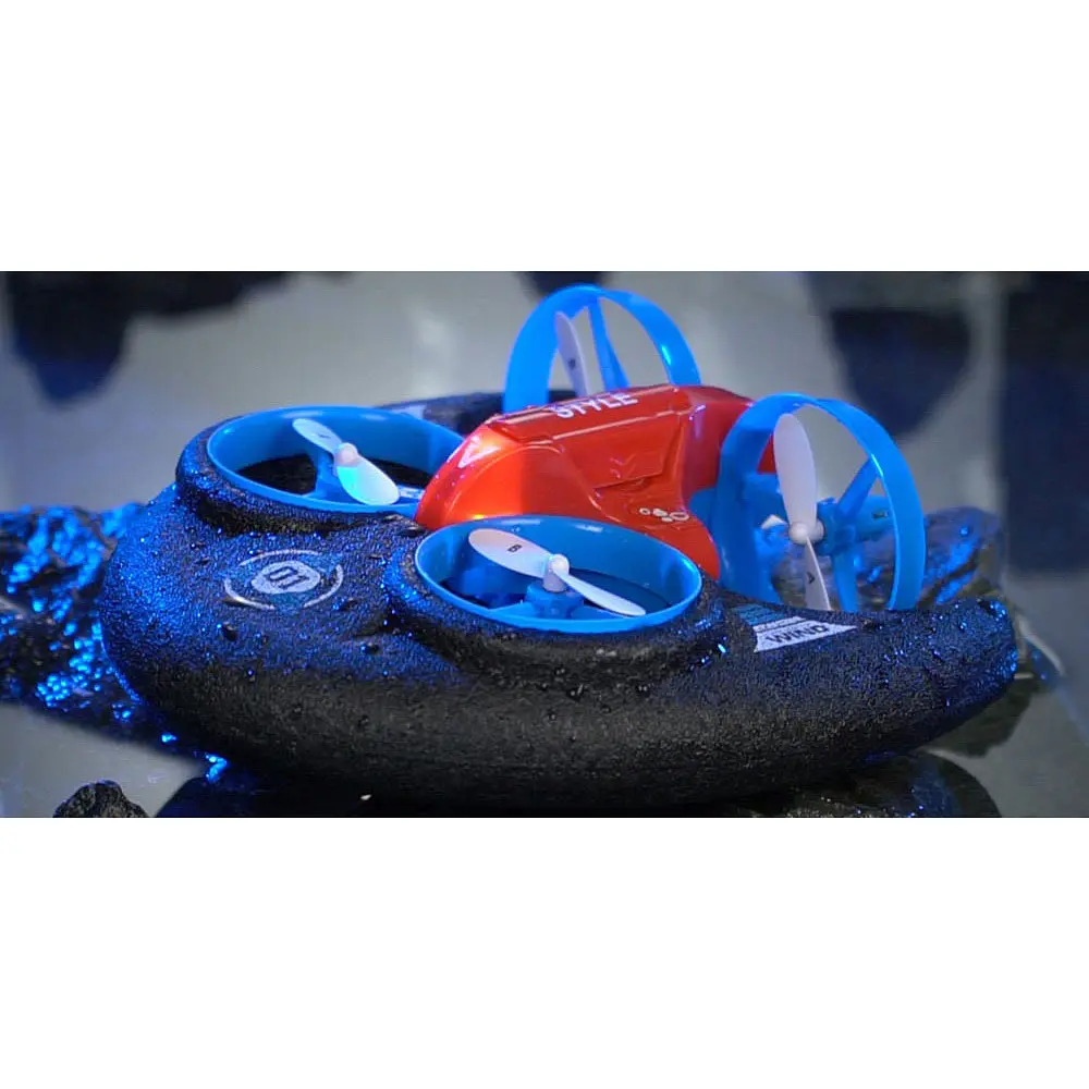 Квадрокоптер JJRC H101 Vehicle Drone Boat 3in1 Red-Blue [119036] - фото 6