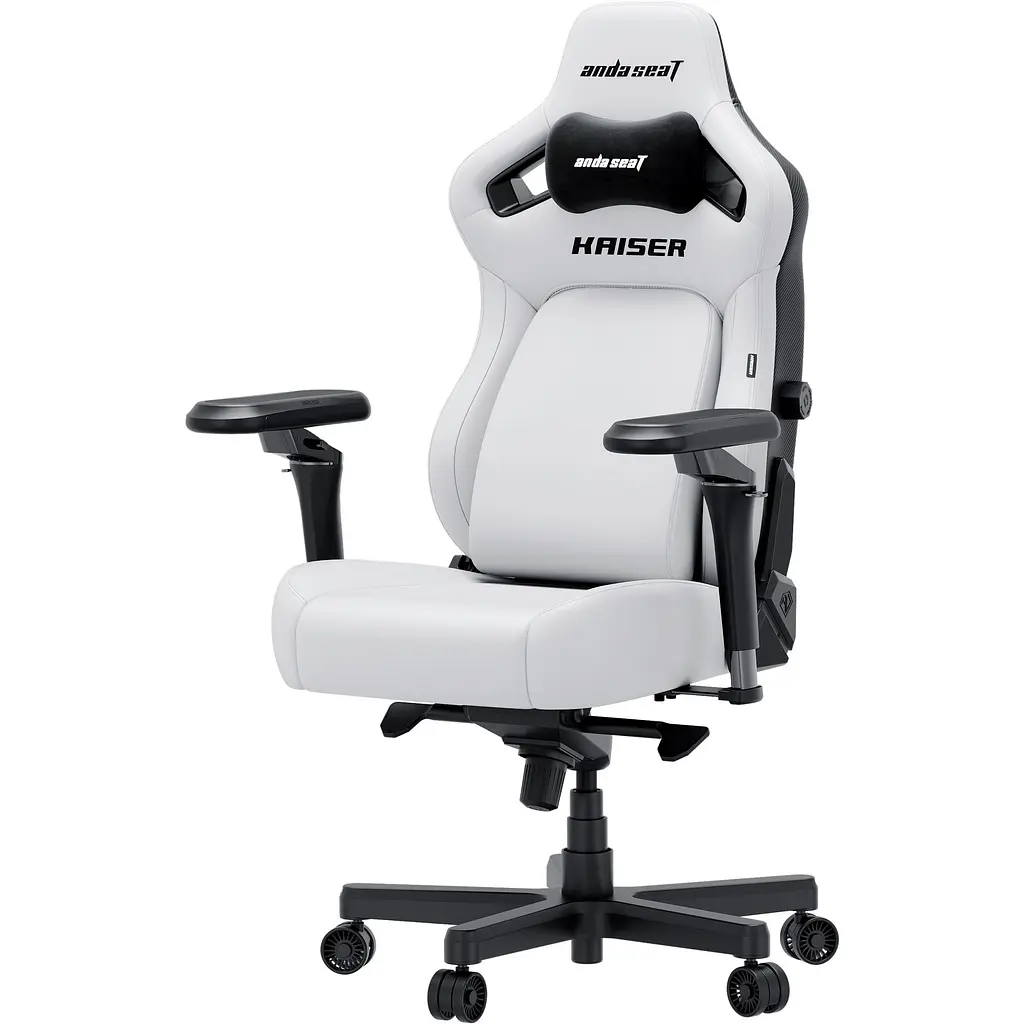 Крісло геймерське Anda Seat Kaiser 4 V2 Size XL до 180 кг ігрове White PVC (AD12YDDC-XLL-20-W-PV/C-03) - фото 2