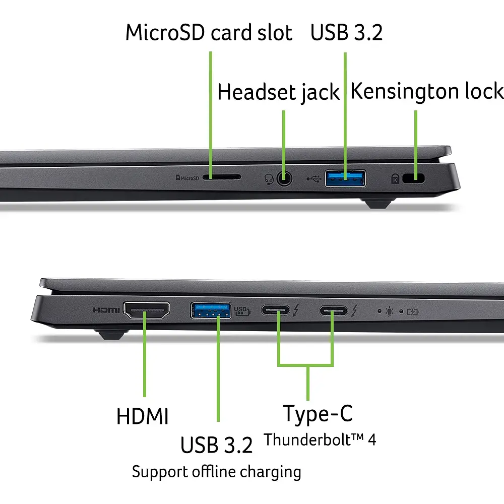 Ноутбук ACER Swift X 14 OLED SFX14-73G-73TD, Intel Core Ultra 7 255H до 5.1GHz, 14.5" 2.8K, 32GB, SSD 1TB, NVIDIA GeForce RTX 5050 8GB, Windows 11 Home - фото 11