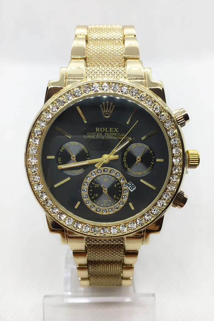 Наручний годинник жіночий Clockhouse Rolex Золотистий (IBW490YB)