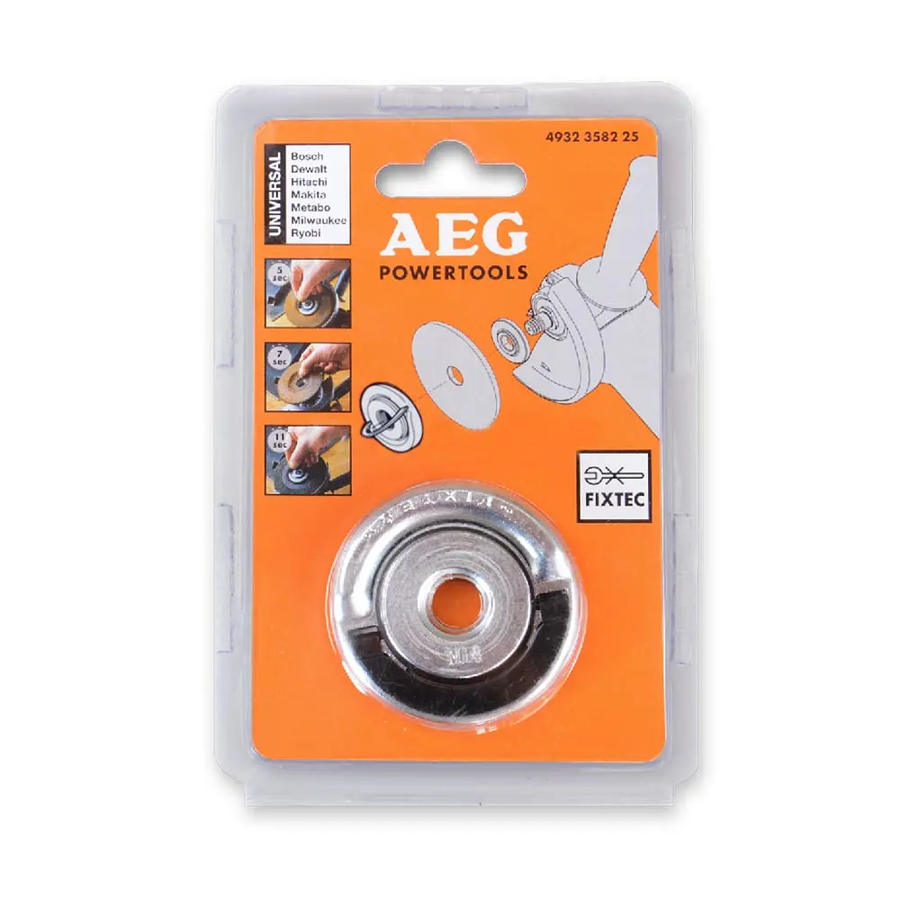 Гайка FIXTEC M14 для швидкої заміни диска КШМ AEG 4932358225 - фото 4