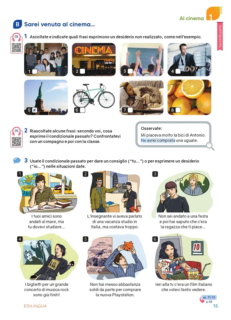 Progetto Italiano Junior Nuovo 3 Libro & Quaderno + audio + video (QR code) - фото 11