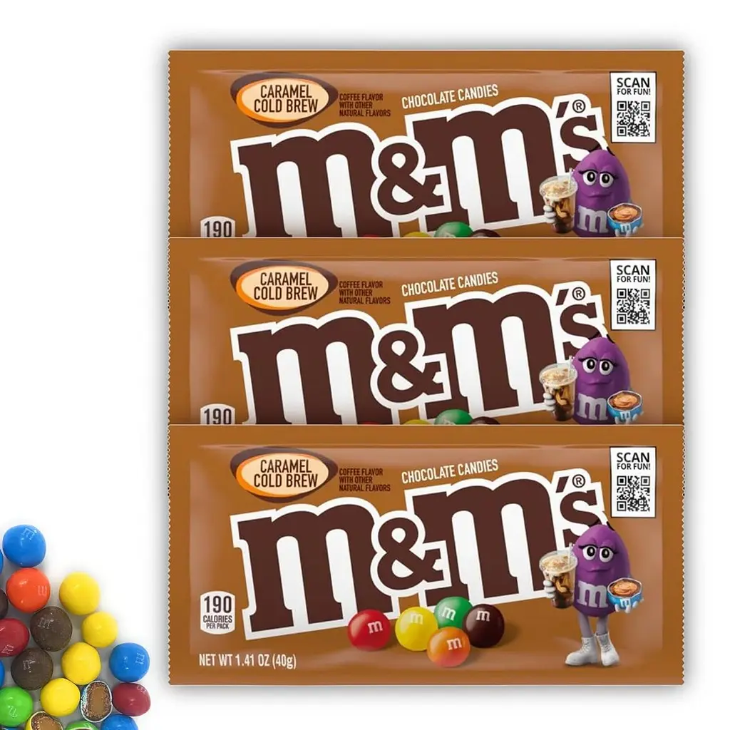 Драже M&M's Caramel Cold Brew Candies, 40г - фото 5