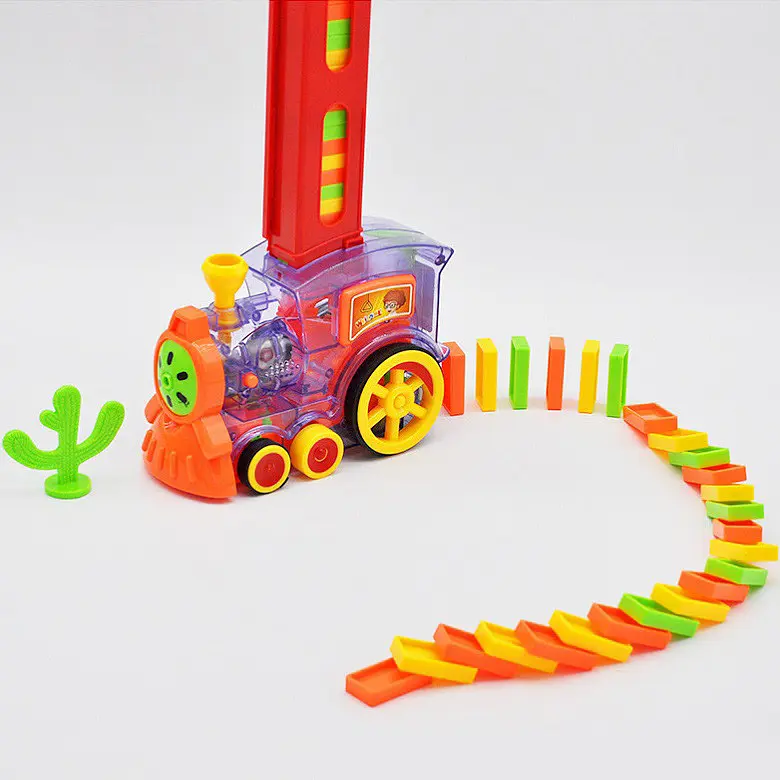 Дитяча іграшка Потяг Доміно на Батарейках Domino Train - фото 2