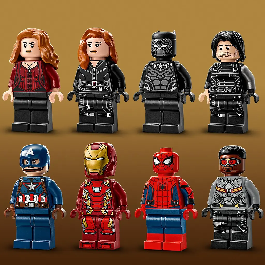 Конструктор LEGO Marvel Первый мститель: Противостояние Приключенческая битва, 736 деталей (76314) - фото 4
