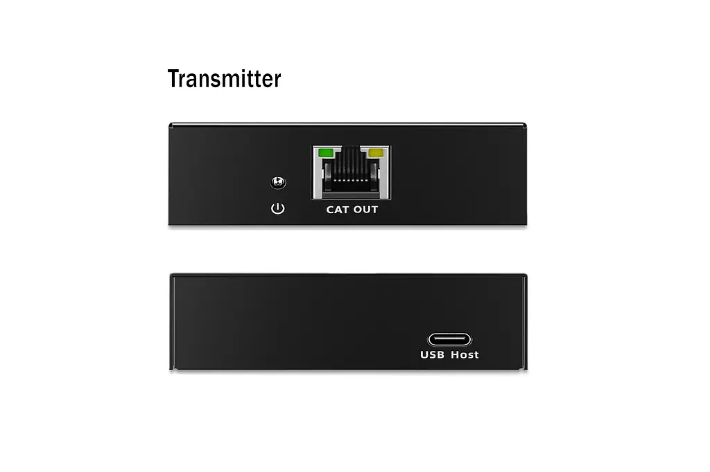 Подовжувач Digitus USB 3.2 Gen1, для використання з кабелем Cat6A, до 100 м, 3 х USB-A, 1 x USB-C, чорний - фото 9