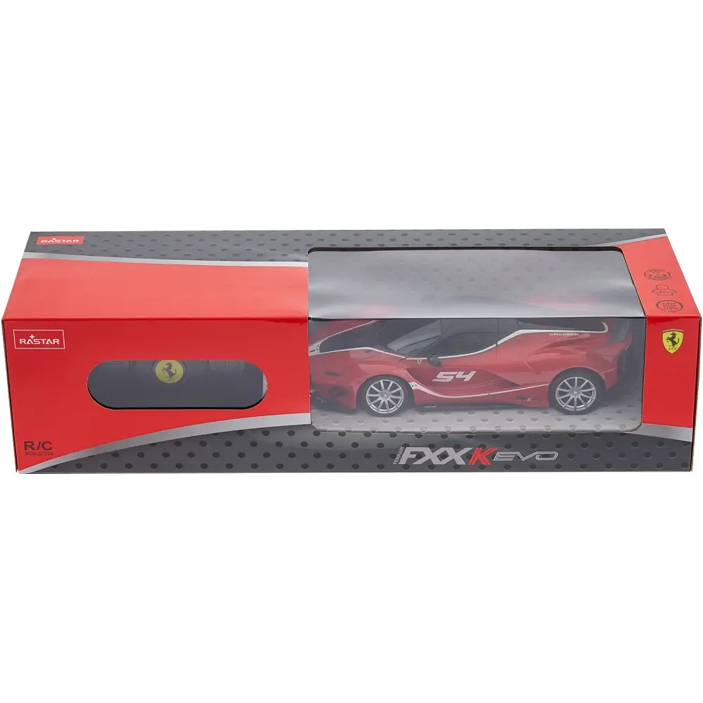 Машинка Rastar Ferrari FXX K Evo 1:24 Красный - фото 9