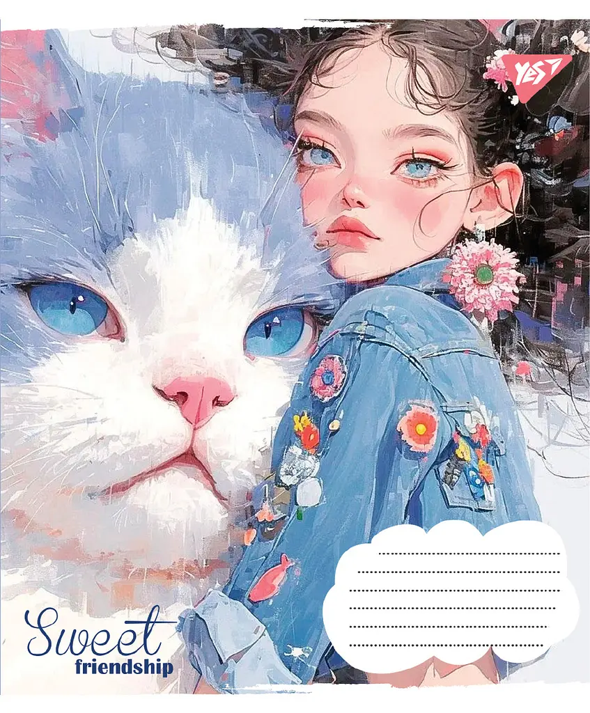 Набір зошитів шкільних YES А5/12 лінія Sweet Friendship 25 шт (767862) - фото 2