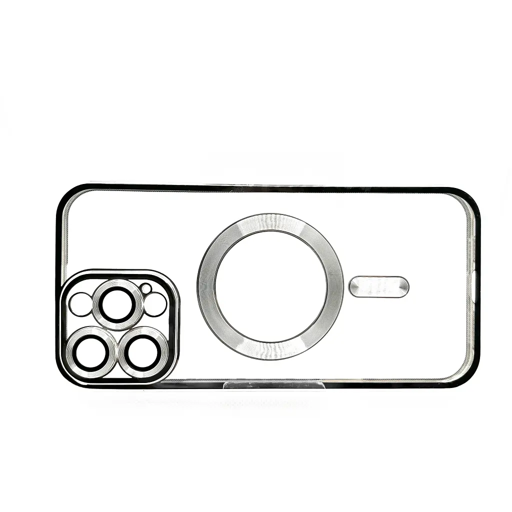 Чохол до мобільного телефона BeCover TPU Chrome Case (MagSafe) для Apple iPhone 16 Pro Silver (712083) - фото 4