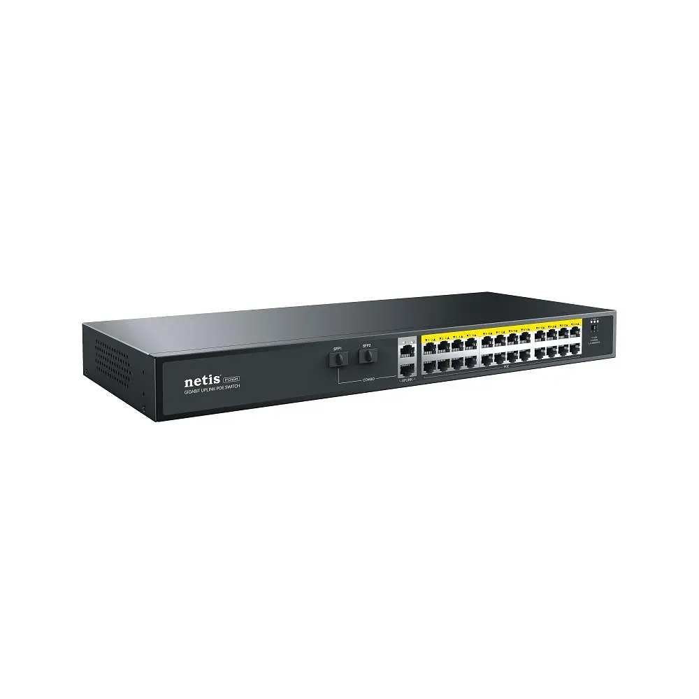 Мережевий комутатор Ethernet P124GH NETIS - фото 3