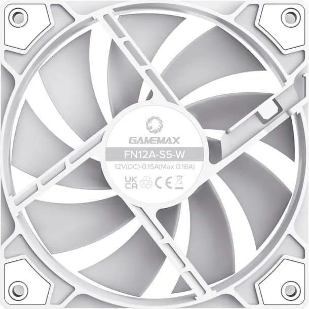 Вентилятор GameMax FN12A S5 White (FN12A-S5-W) - фото 5