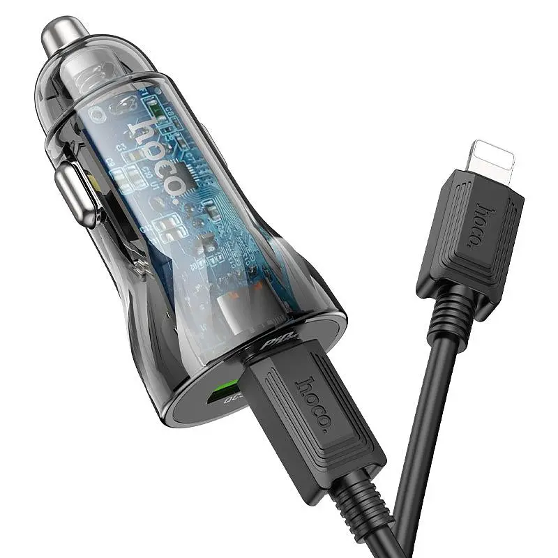 Автомобільний зарядний пристрій Z47A PD30W + QC3.0 набір з кабелем USB (Оригінал) - фото 2