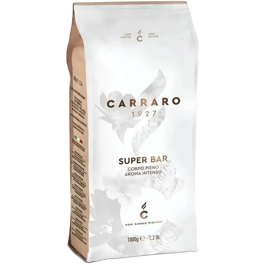 Кава в зернах Carraro Super Bar 1 кг