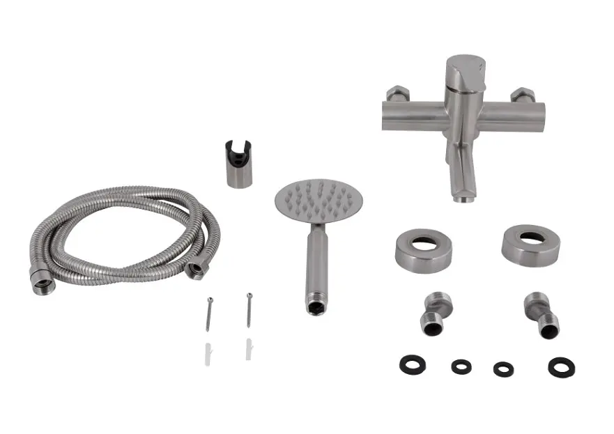 Смеситель для ванны Brinex Pure 006 Nickel BRIPUR006NKL - фото 5
