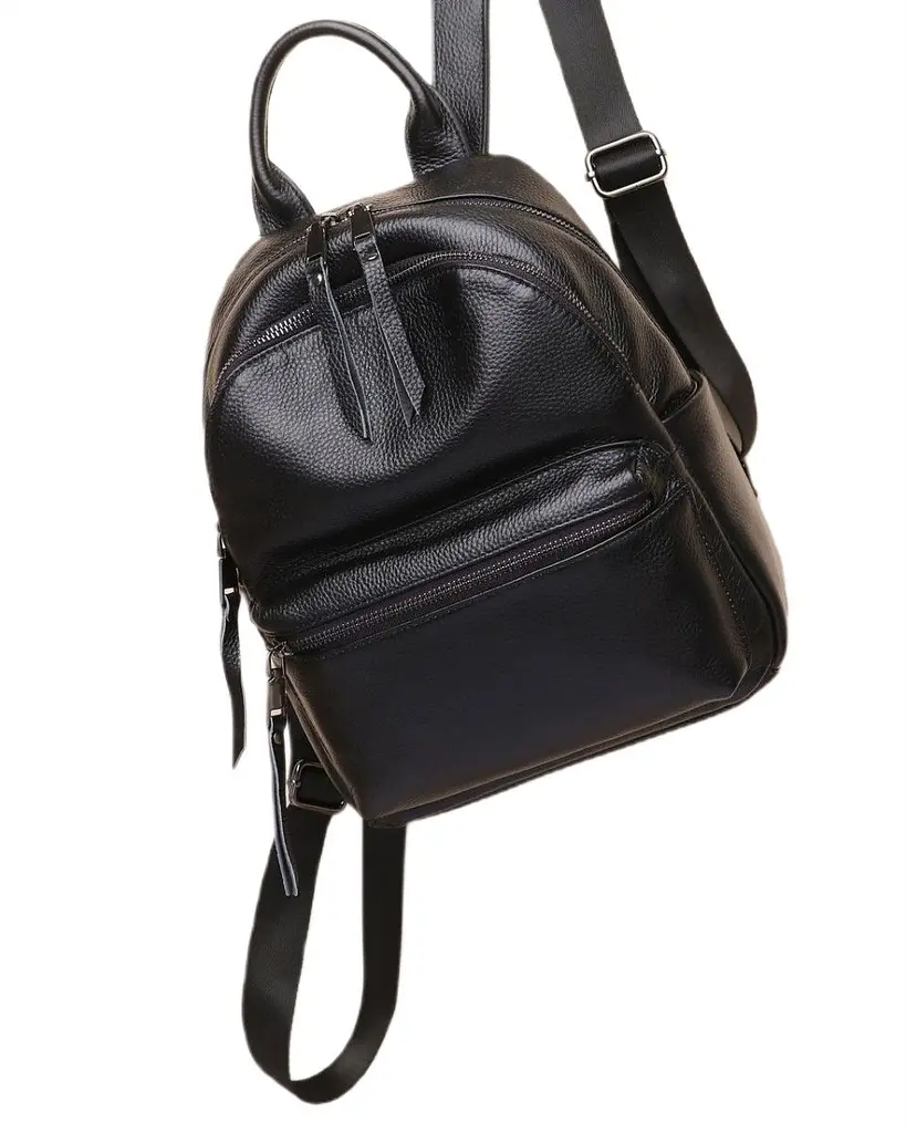 Жіноча сумка-рюкзак наплічний на кожен день 31х27х15 Tiding Bag чорний - фото 6