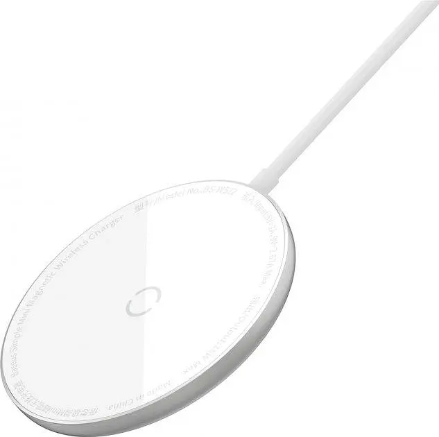 Беспроводное зарядное устройство для Baseus Simple Xiaomini Magnetic WXJK-F02 White - фото 3