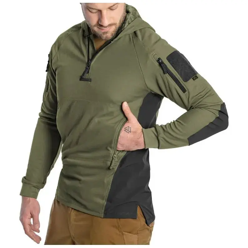 Кофта тактична Helikon-Tex RANGE HOODIE - TopCool оливковий S - фото 7