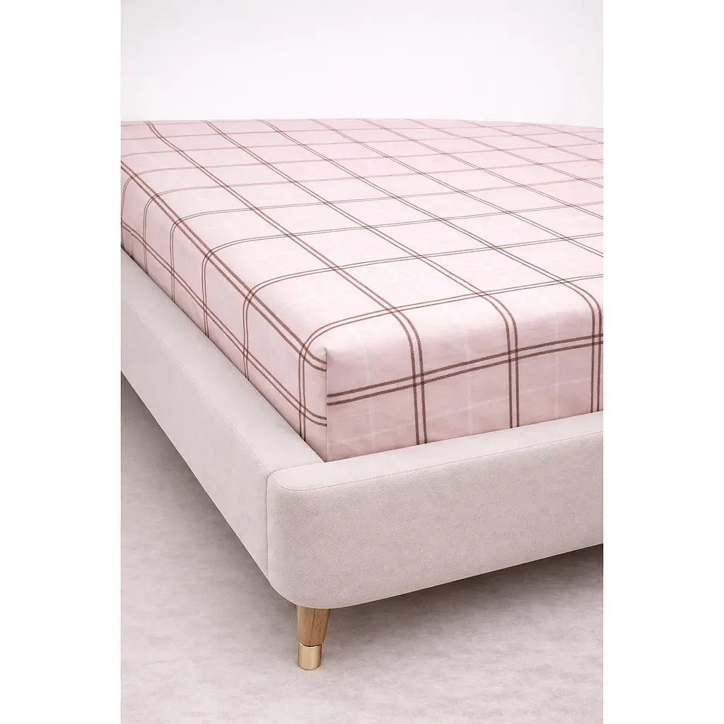 Простирадло на резинці Ecotton фланель Pink 140х200см (25570) - фото 3