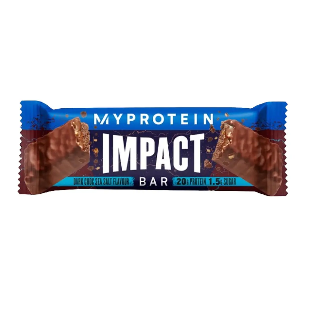 Протеїновий батончик Myprotein (Impact Bar) — 64 г, темний шоколад sea salt