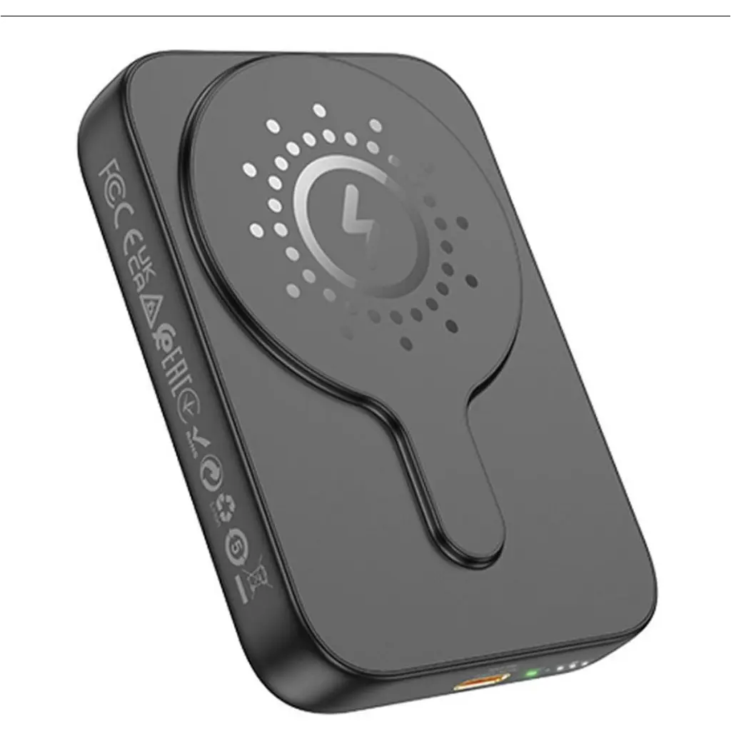 Зовнішній акумулятор Hoco J117 Esteem MagSafe 5000mAh 20W Black [103295] - фото 2