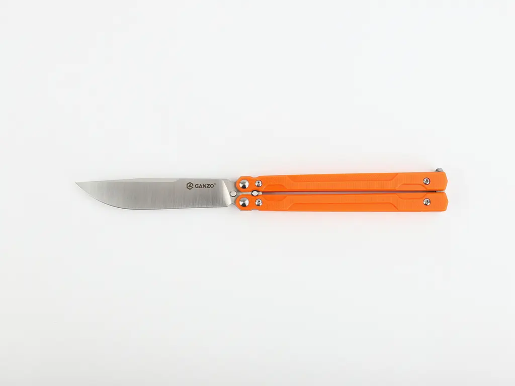 Нiж-метелик (балiсонг) Ganzo G766-OR - фото 2