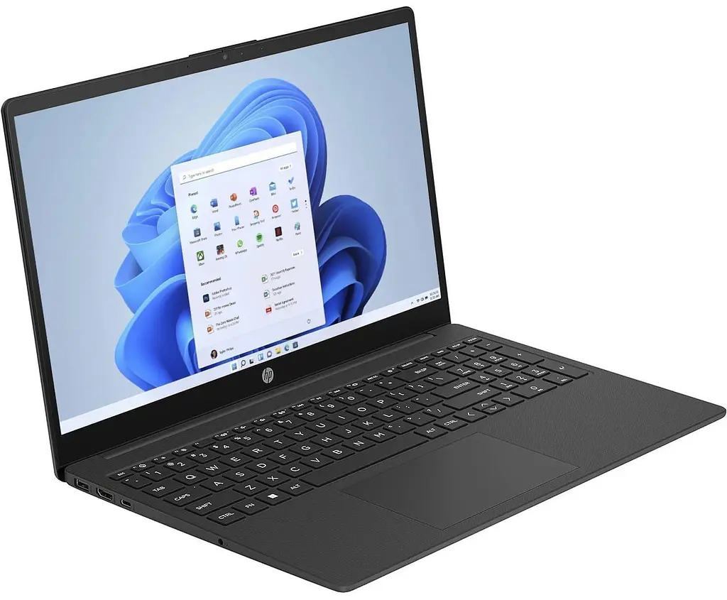 Ноутбук HP 15.6 15-fc0317ua FHD IPS/Ryzen 5 7520U/16GB/512SSD/UMA/DOS/Black (D06H5EA) - фото 3