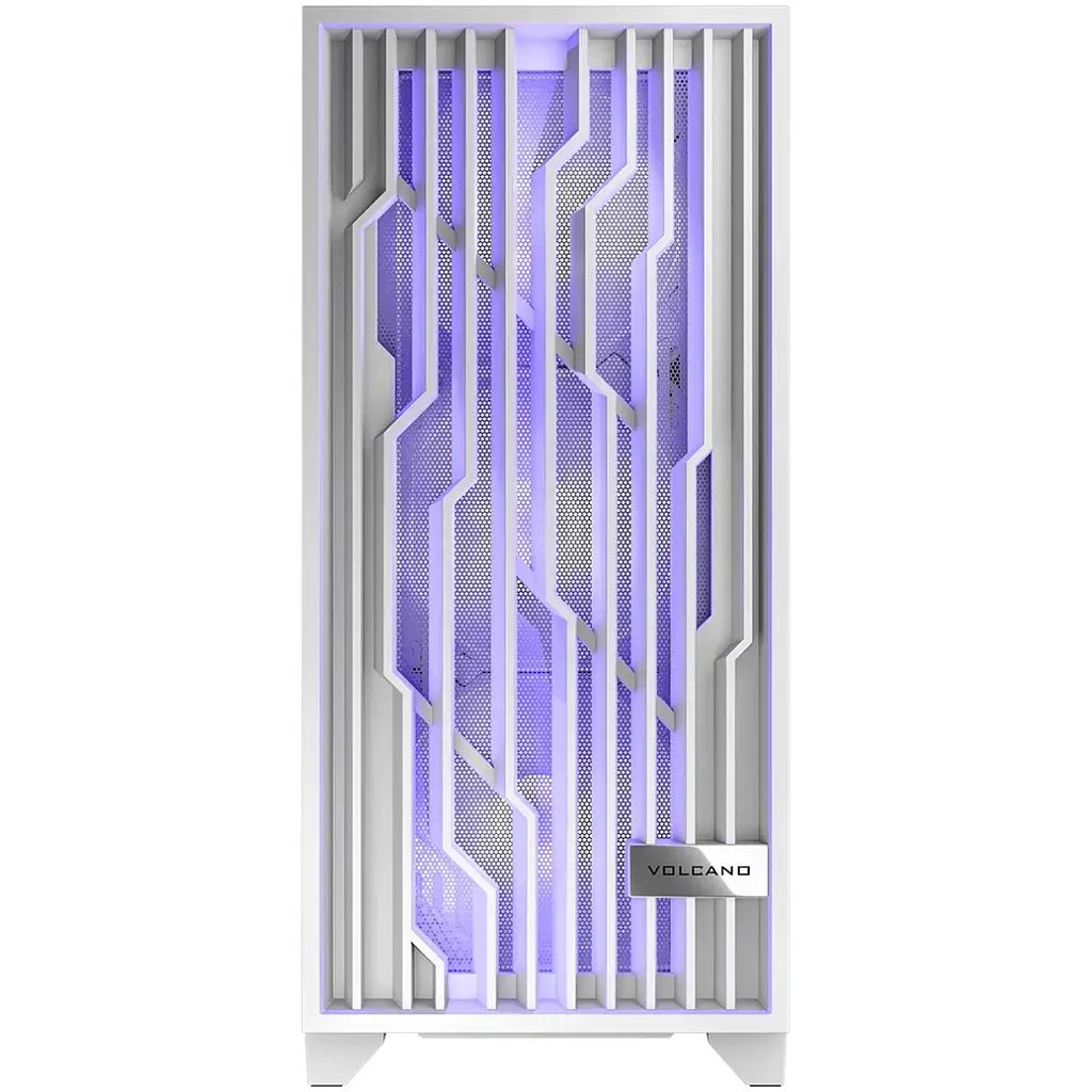 Корпус Modecom VOLCANO PERUN APEX ARGB MIDI БІЛИЙ 4x140mm fans USB 3.0x2+TYPE-C без Блок живлення ATX - фото 2