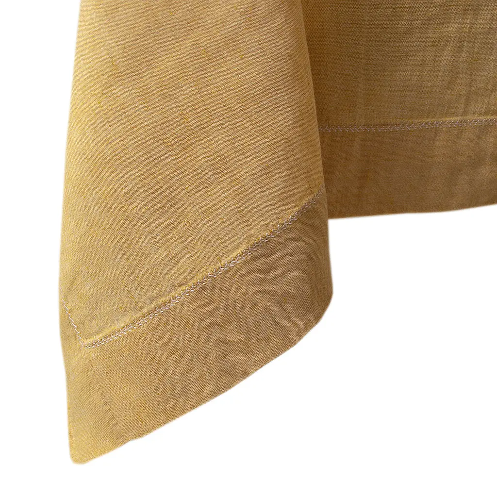 Скатерть со льна Lotus Home - Benna mango 170x250 - фото 4