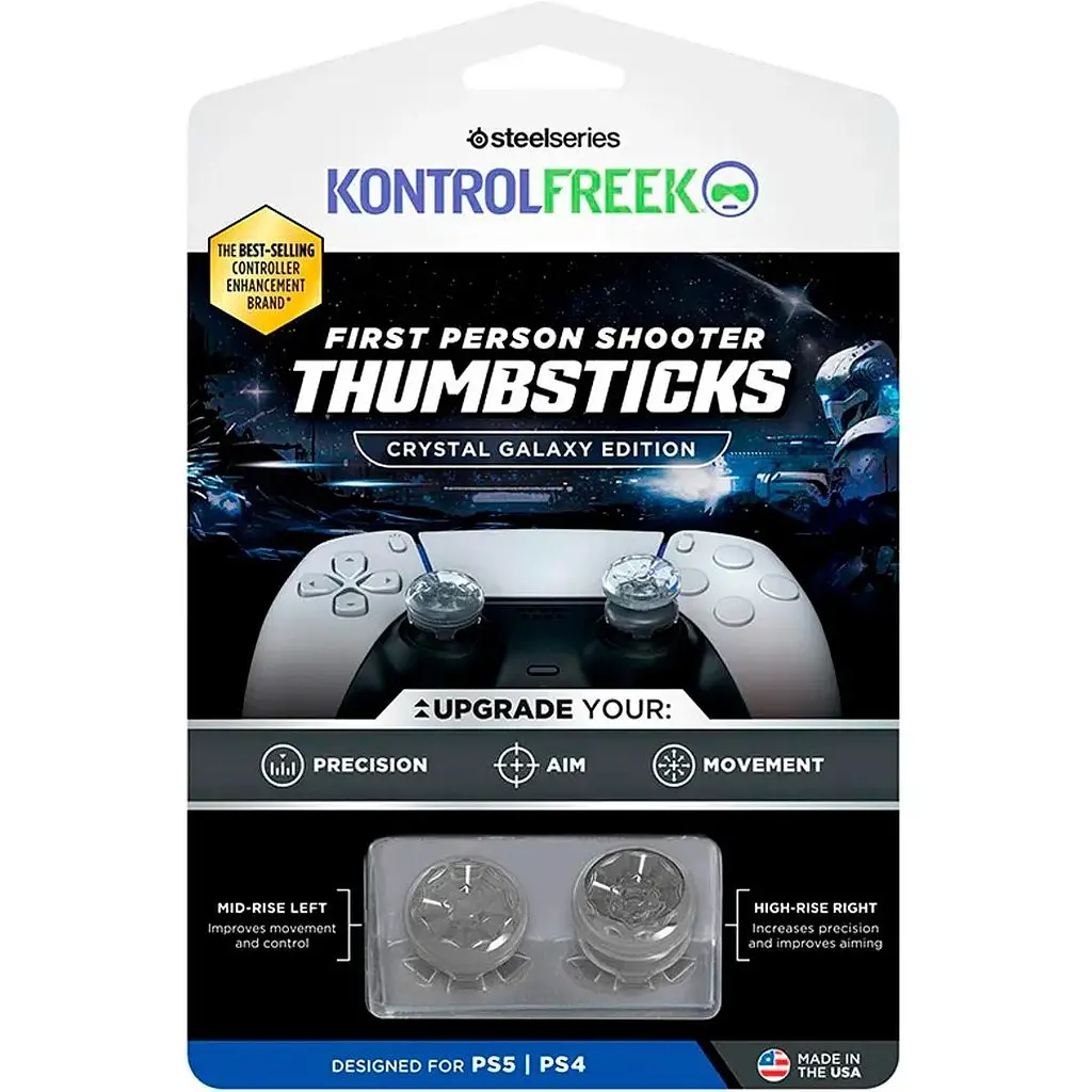 Накладки на стики KontrolFreek: Galaxy Crystal 2-pack для PS4/PS5 (B0C5PH941N) [126602] - фото 5