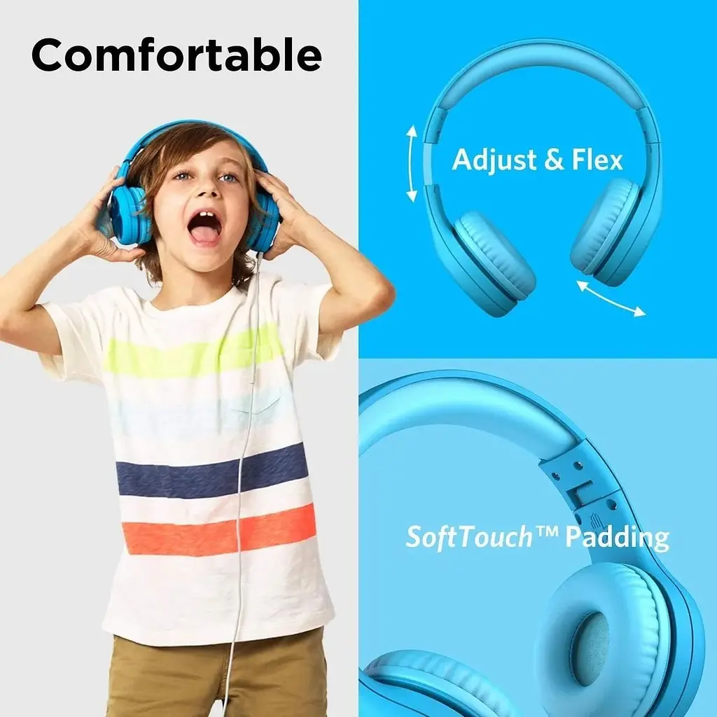 Дитячі навушники LilGadgets Connect+ Pro з мікрофоном та обмеженням гучності - фото 4