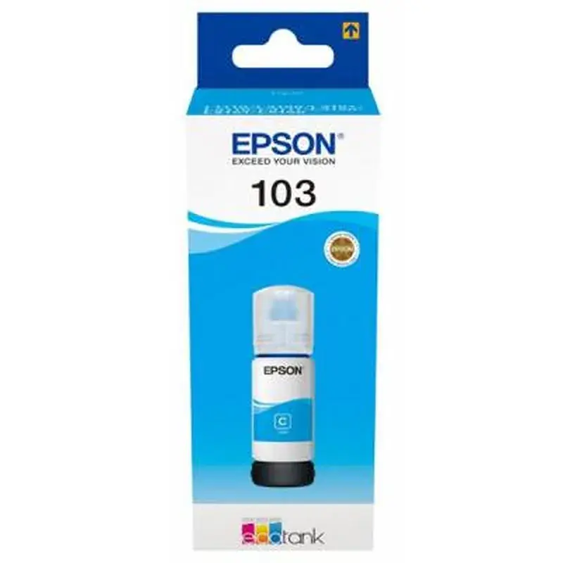 Контейнер з чорнилом Epson 103 Cyan (C13T00S24A) - фото 2