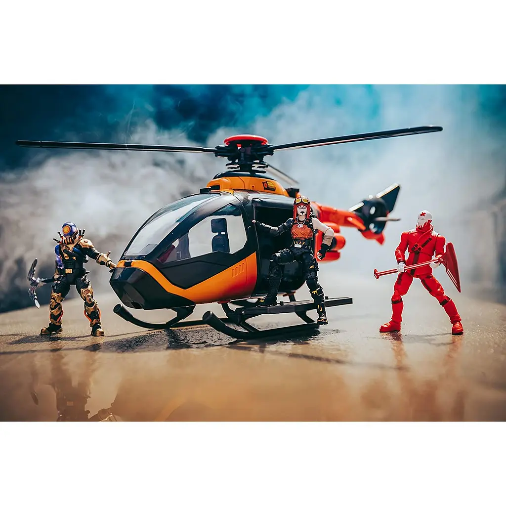 Колекційний набір Jazwares Fortnite Feature Vehicle The Choppa, гелікоптер і фігурка, 10 см (FNT0653) - фото 10