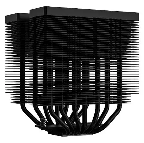 Кулер для процесора ID-Cooling FROZN A720 Black, 2x140 мм, 7 теплових трубок, алюміній/мідь, Intel: 2066, 2011, 1700, 1200, 1150, 1151, 1155, 1156, AMD: AM4/AM5, 163х153х140 мм, 4-pin PWM, до 300 Вт - фото 4