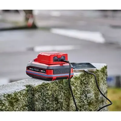 Зарядний пристрій Einhell USB акумуляторний TC-CP 18 Li USB A/C - Solo, PXC, 18В, Type-A/Type-C, 2A (4514148) - фото 4