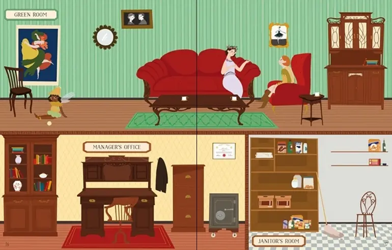 Doll's House Sticker Book Theatre - Abigail Wheatley, англ. язык (9781474942355) - фото 3