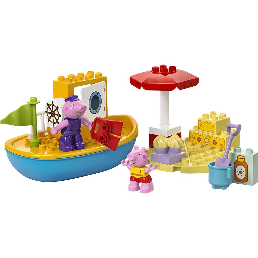 Конструктор LEGO DUPLO Морская прогулка Пеппы на лодке 23 детали (10432) - фото 4