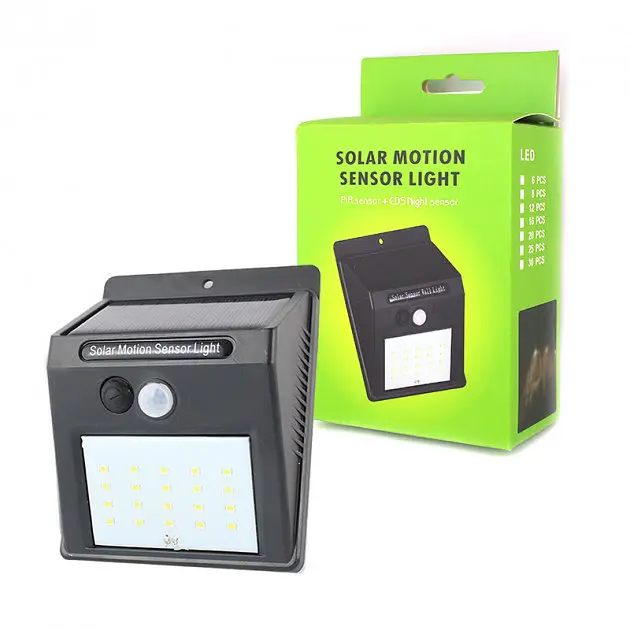 Світильник 20 Solar LED Solar Motion Sensor Light із датчиком руху на сонячних батареях - фото 6