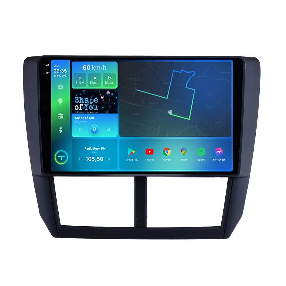 Штатна магнітола TORSSEN 2K Subaru Forester 09-13 FL10 4+64Gb 4G Carplay DSP