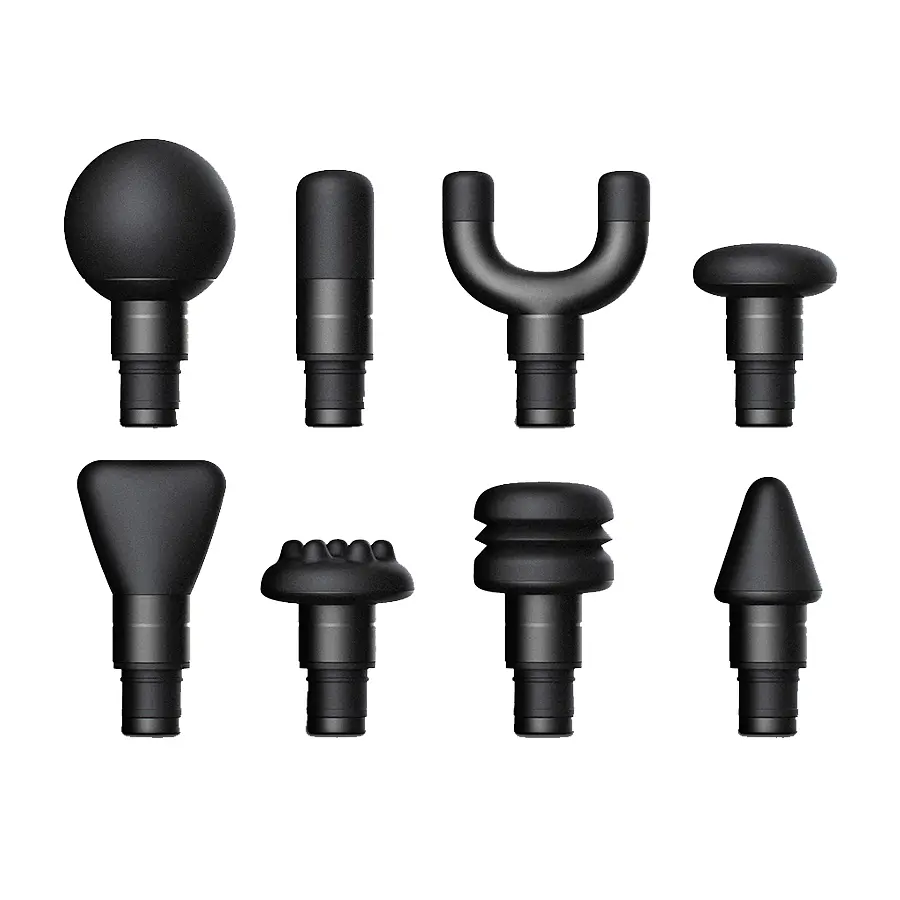 Ударний масажер для тіла Xiaomi WOLONOW Massage Gun Pro (FGPRO-55) 8 насадок - фото 9
