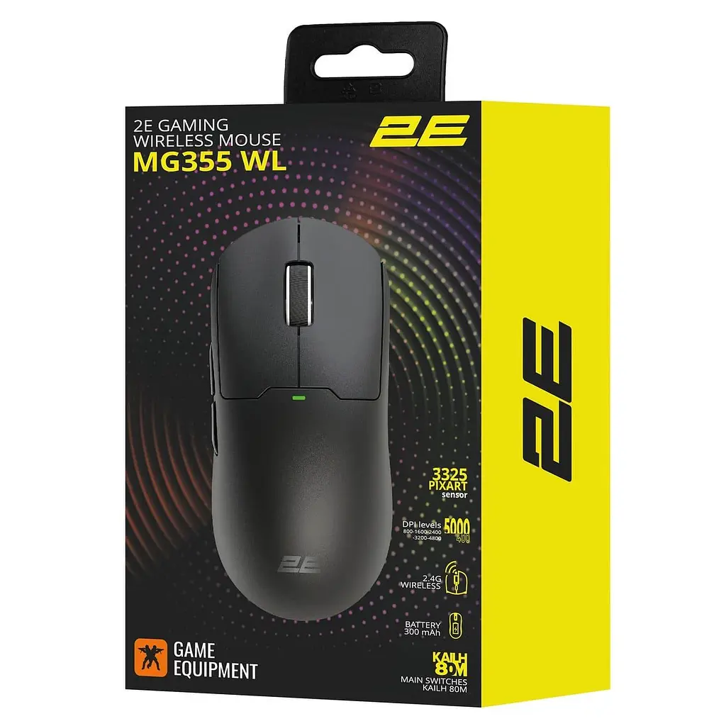 Мышь 2E Gaming MG355 RGB Wireless Black (2E-MG355UBK-WL) - фото 4