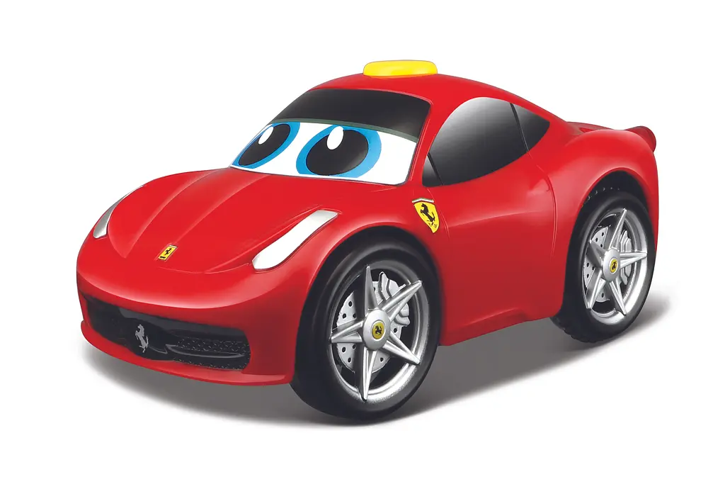Автомодель Bb Junior Ferrari 458 Italia зі світловими та звуковими ефектами червоний (16-81604) - фото 2
