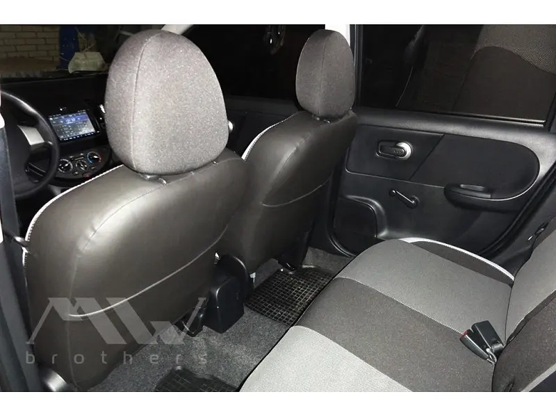 Авточохли модельні MW Brothers для Nissan Note c 2006 - фото 4