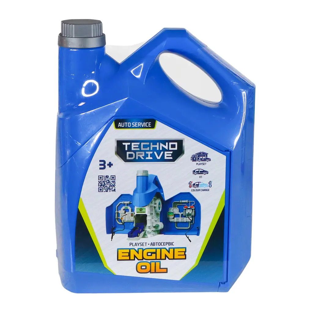 Ігровий набір Techno Drive Engine Oil - Автосервіс з мінімоделлю Зміни Колір (в асортименті) (SK-122SKS)