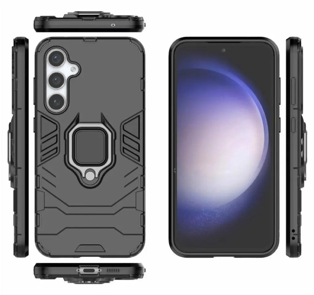 Чохол бампер Primolux Ring Armor для телефона Samsung Galaxy S23 FE (SMS711) Black - фото 3
