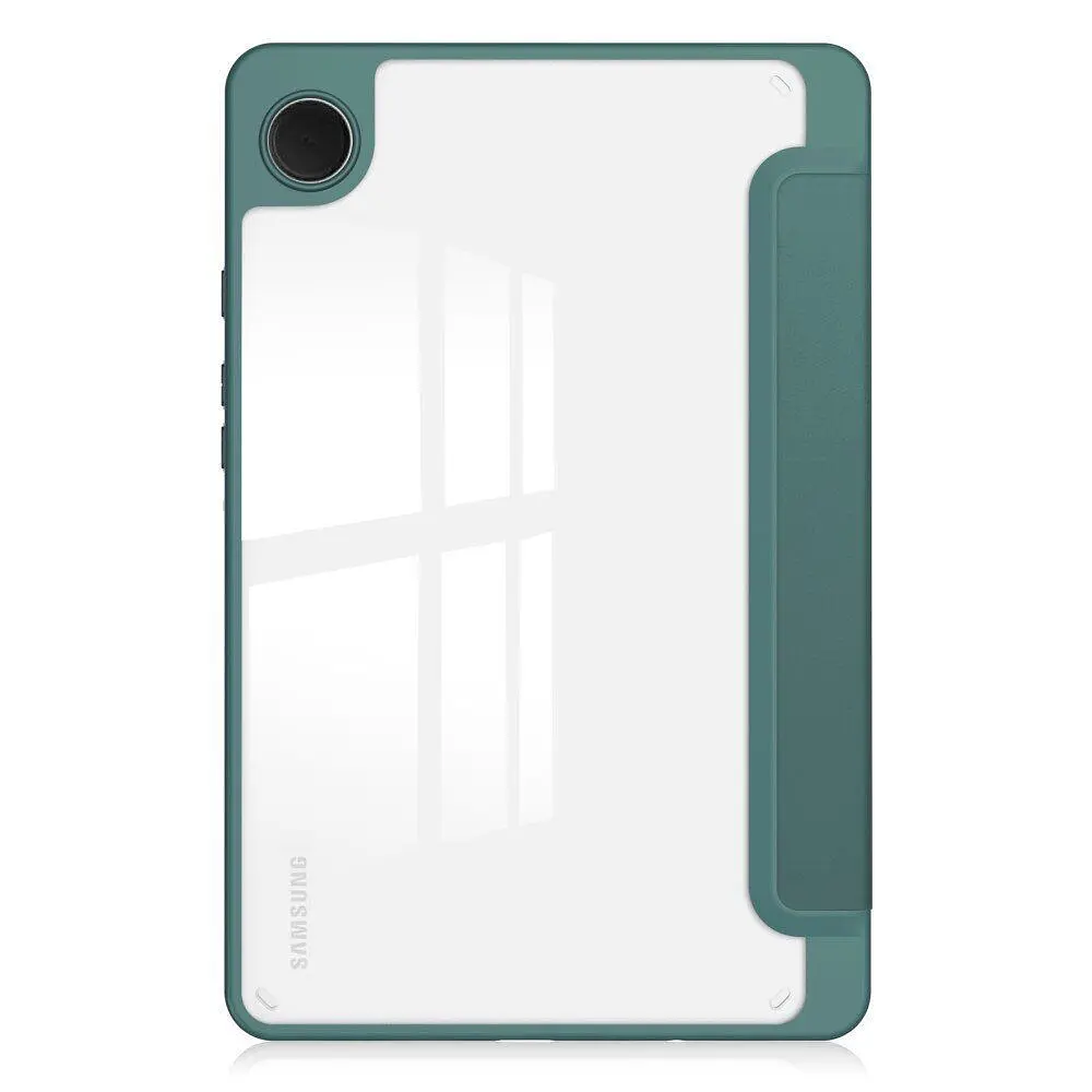 Чохол TPUCristal SlimTPU Spen holder Samsung Galaxy Tab A9 8.7 X110 X115 Темно-зелений - фото 2