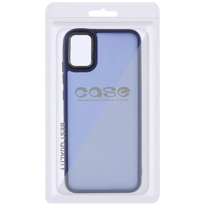 Чохол TPU+PC Lyon Frosted для Samsung Galaxy A07 Navy Blue - фото 5