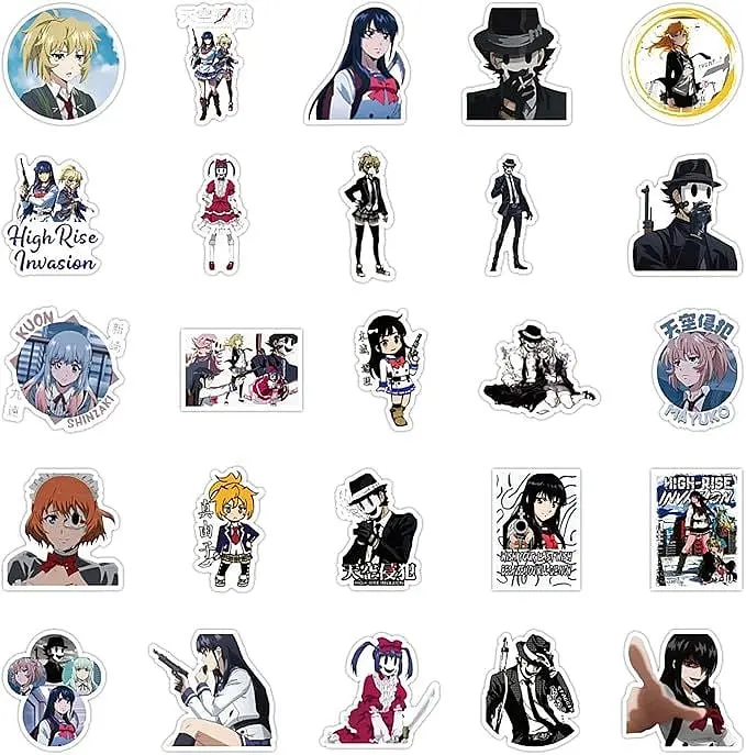 Стікерпак GeekLand High-Rise Invasion 50 штук - фото 4