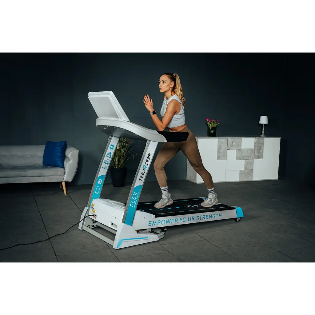 Беговая дорожка THUNDER Flex-S White - фото 9