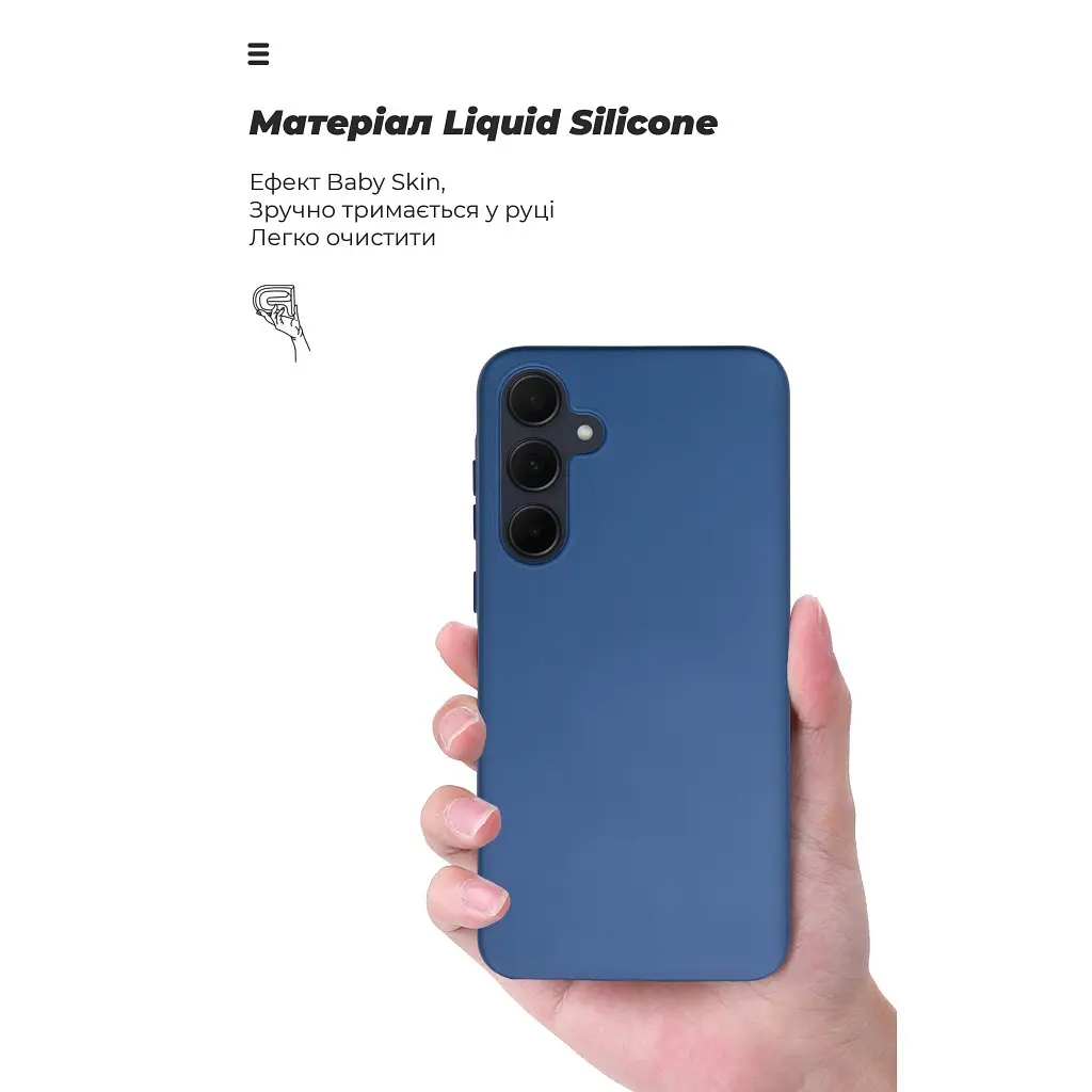 Чохол до мобільного телефона Armorstandart ICON Case Samsung A35 5G (A356) Dark Blue (ARM74320) - фото 7